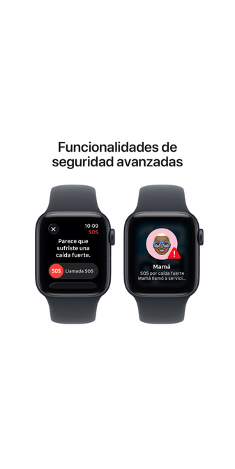 Apple Watch SE 3 GPS 44mm Aluminio con Correa Deportiva - M/L | Entel