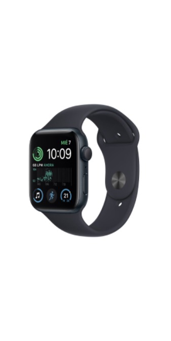 Apple Watch SE 44mm Gen Aluminio GPS Medianoche Correa M/L