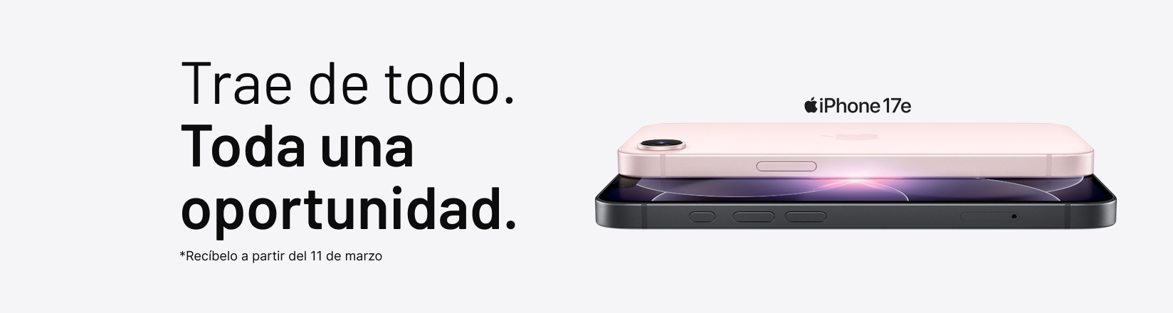 banner preventa iphone 17e principal desk 040326