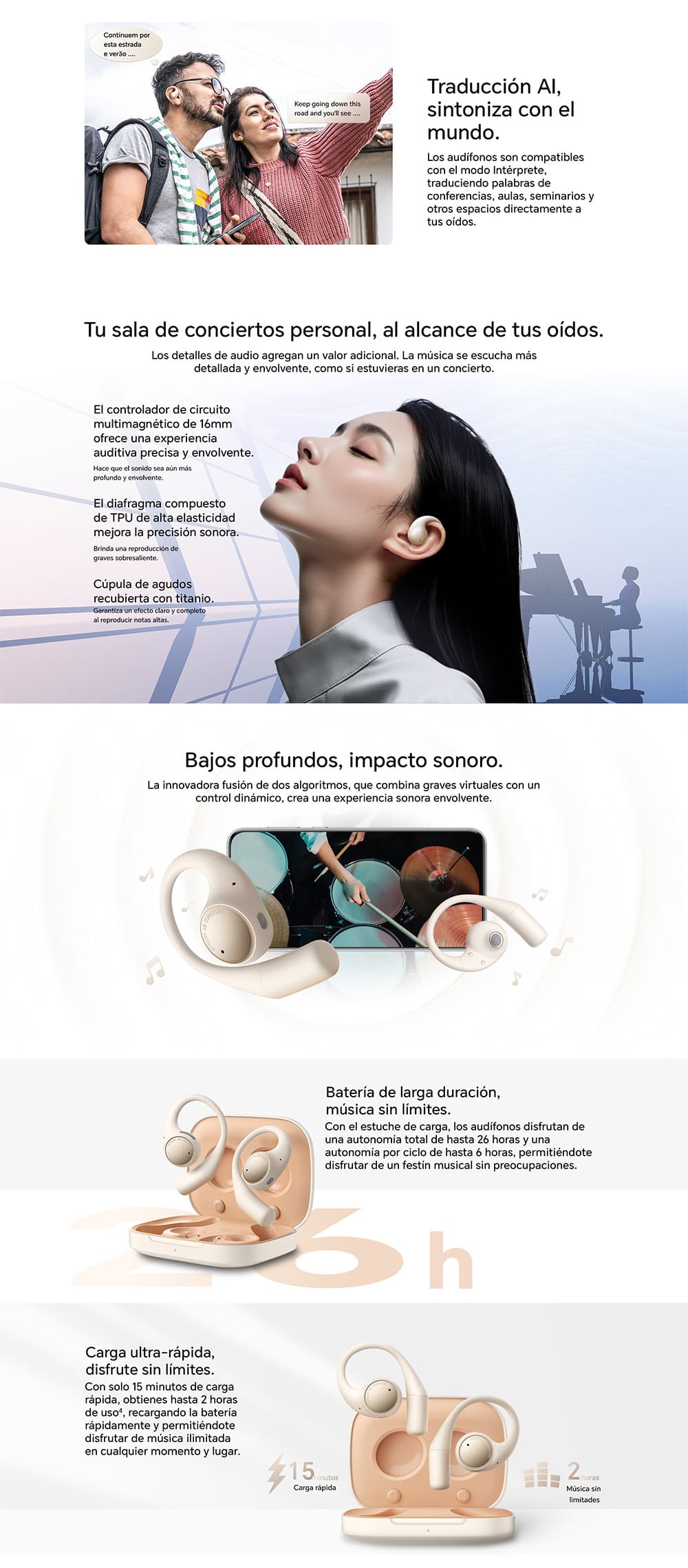 honor earbuds open