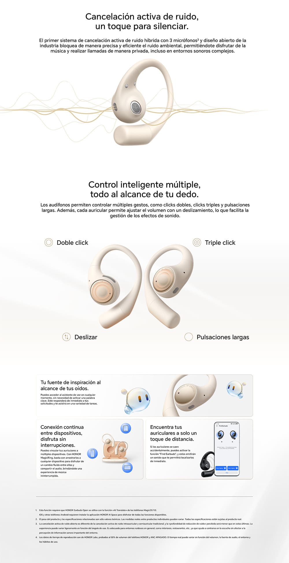 honor earbuds open