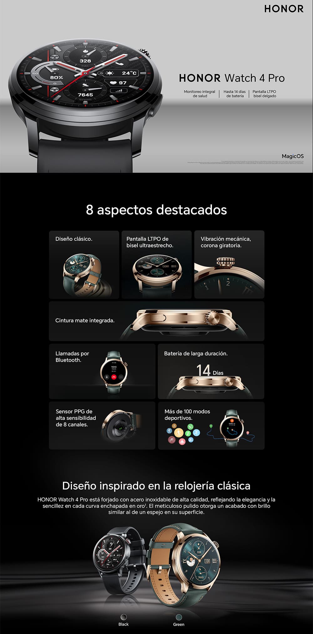 honor watch 4 pro