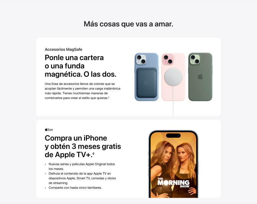 iphone 15 y 15 plus 