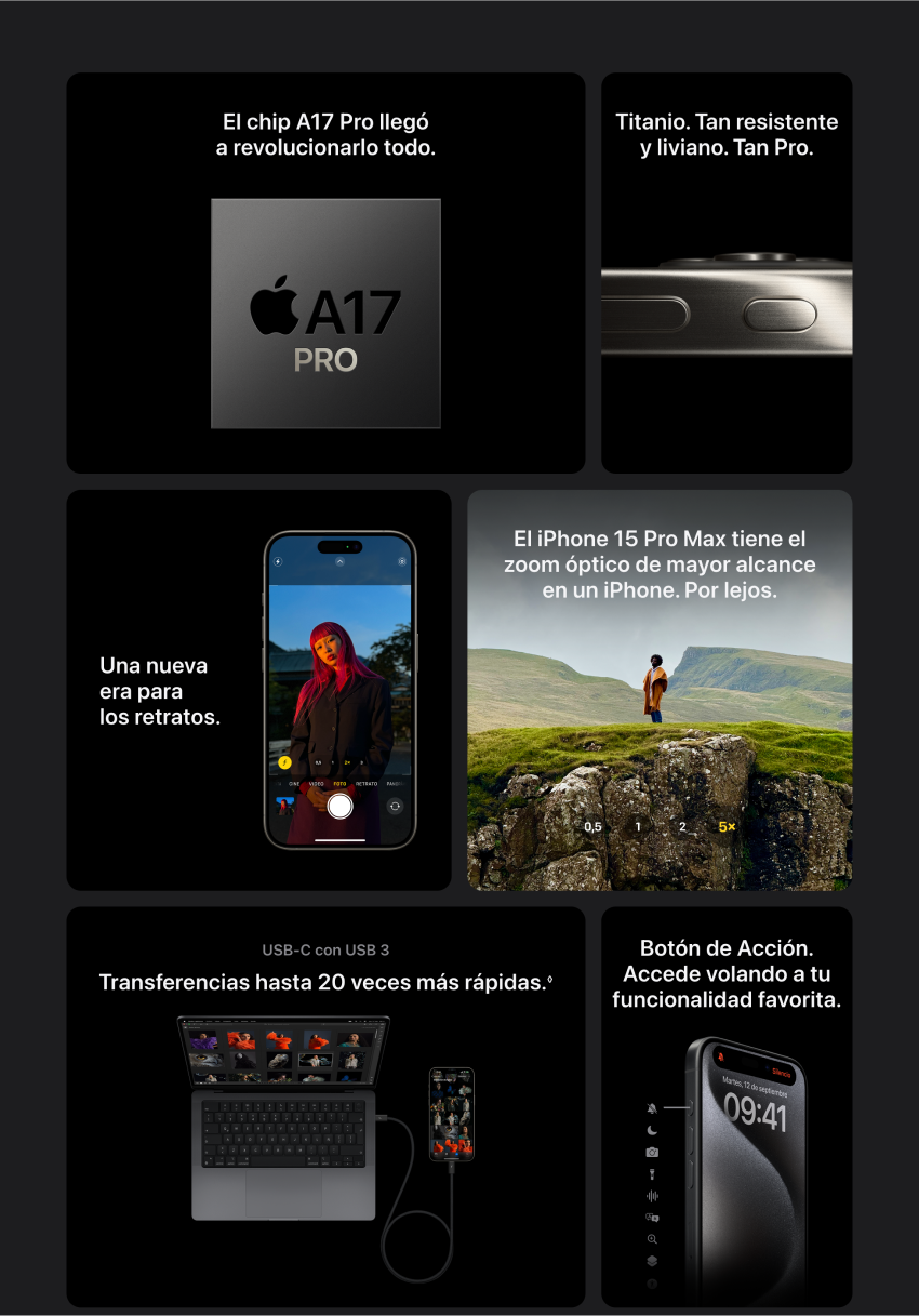 iphone 15 pro y pro max 