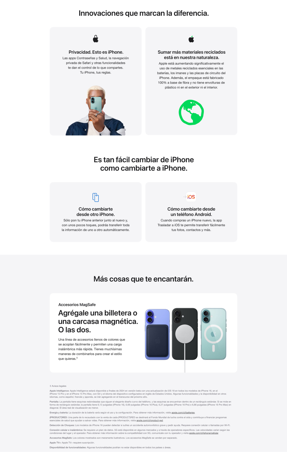 iphone 16 y 16 plus