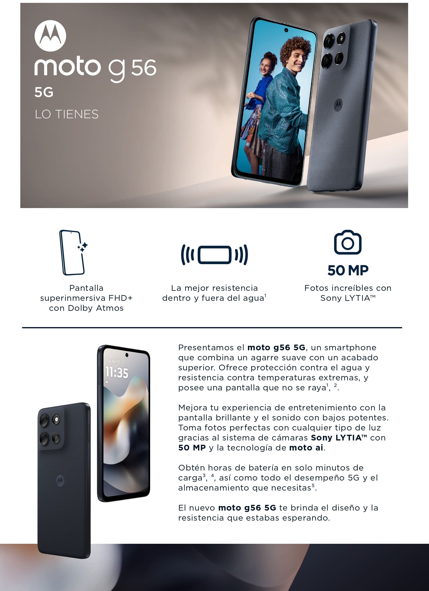 moto g56