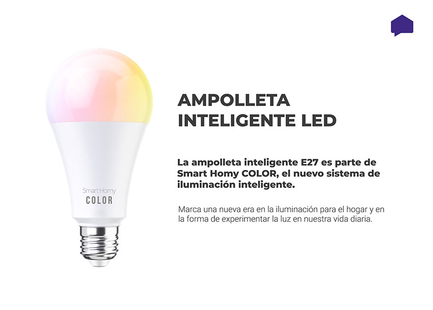 ampolleta color e27