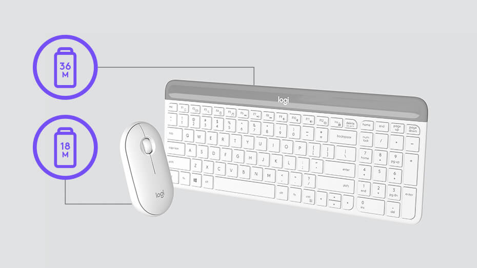 teclado mk470 slim